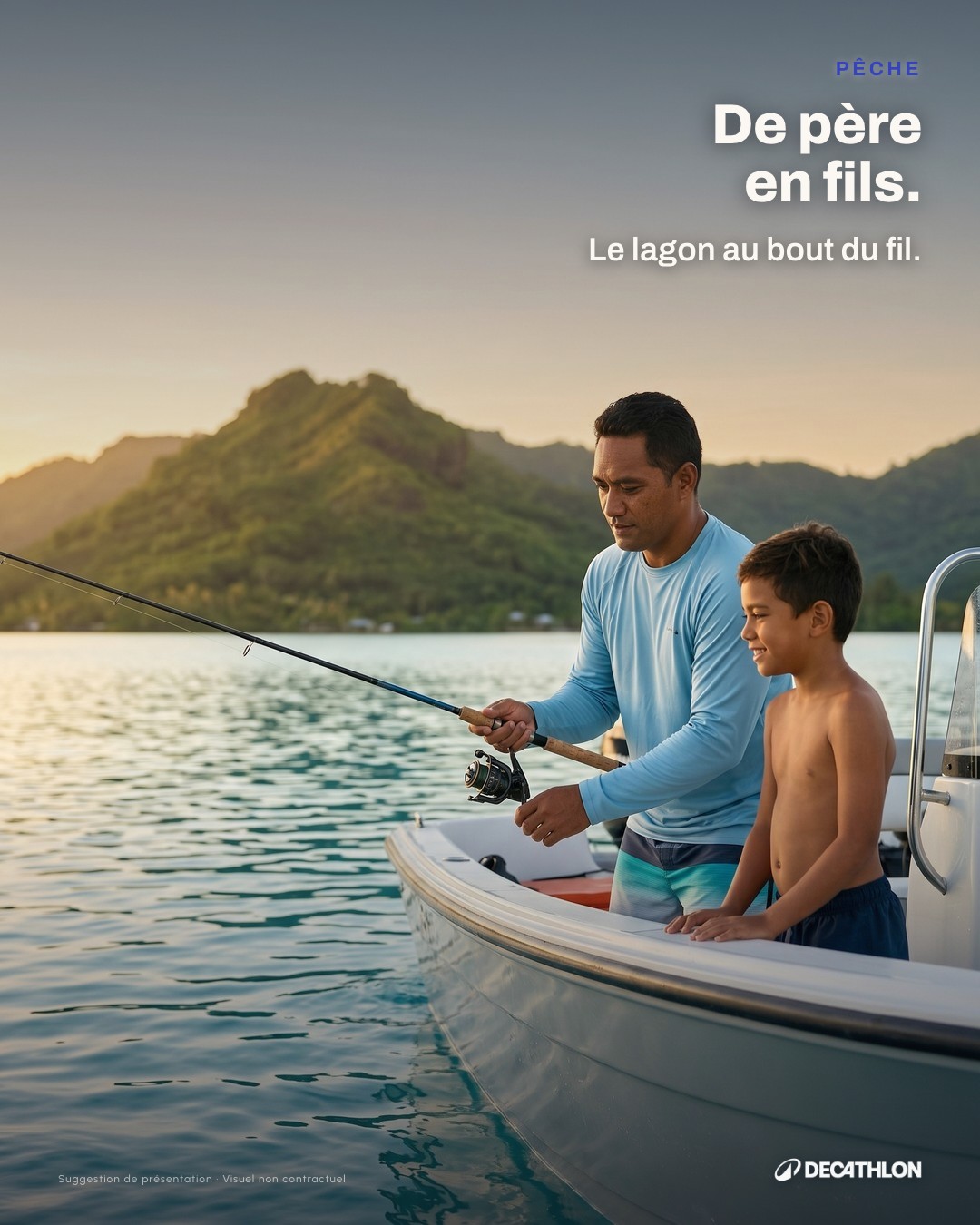 Decathlon peche Caperlan : de pere en fils