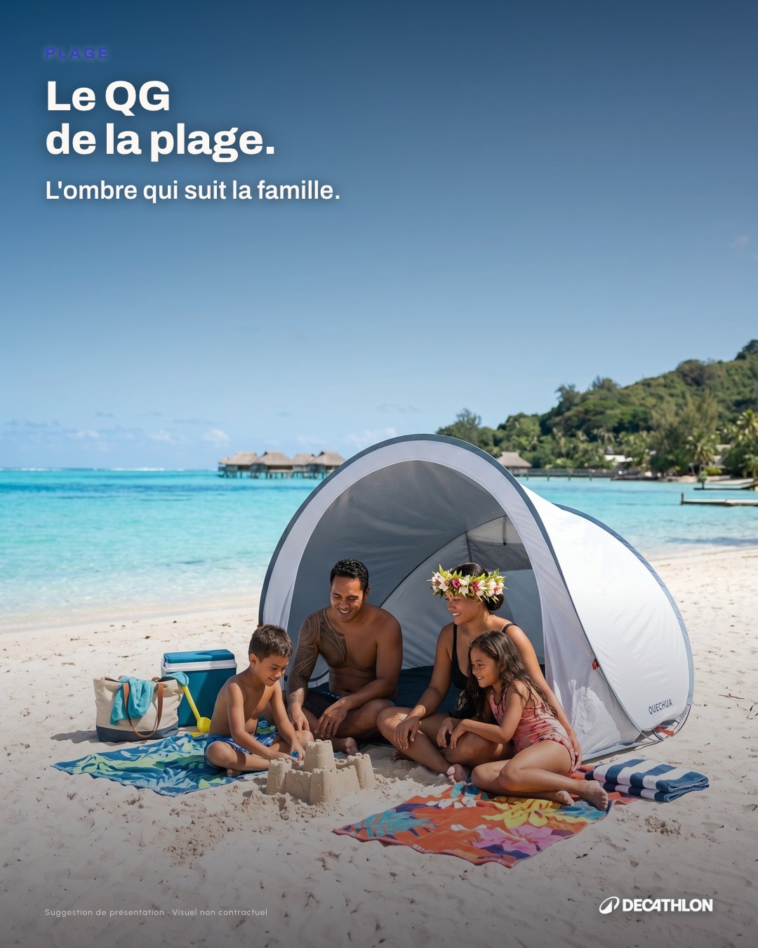 Decathlon tente plage : le QG de la plage