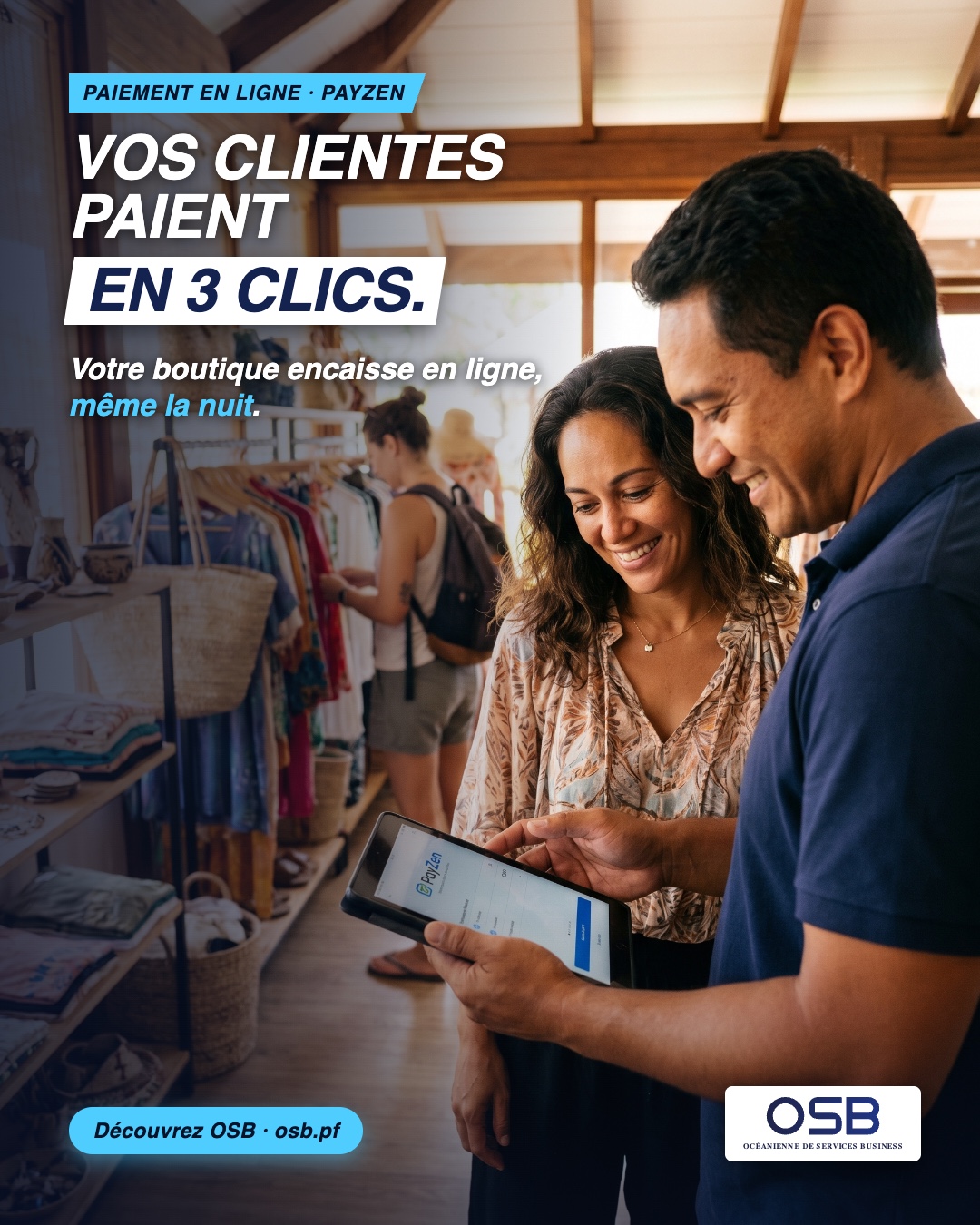 OSB : boutique e-commerce, paiement en quelques clics