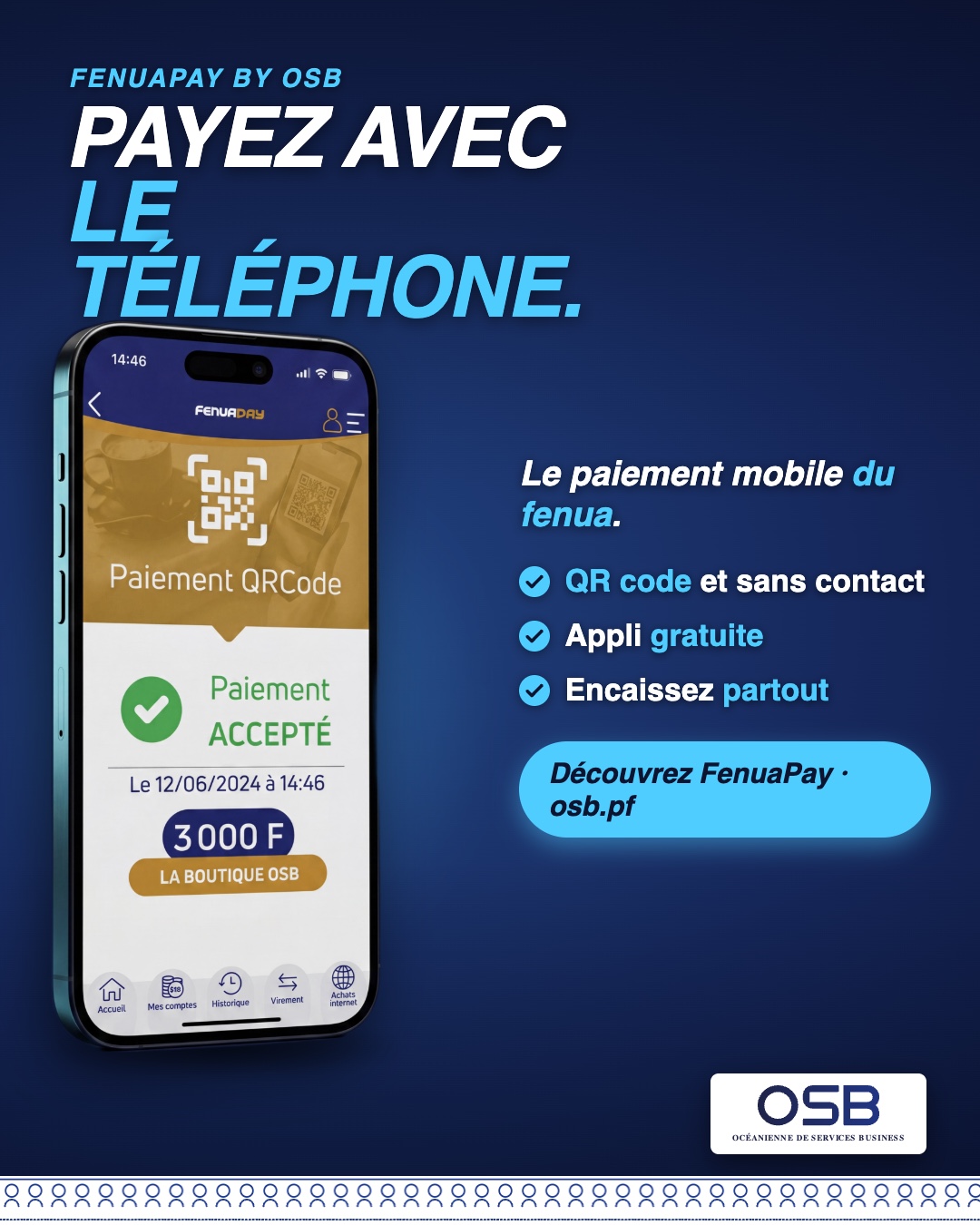 OSB : FenuaPay, paiement mobile