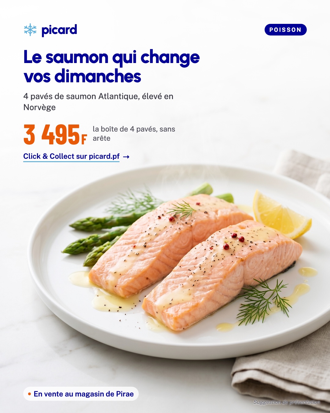 Picard : paves de saumon Atlantique