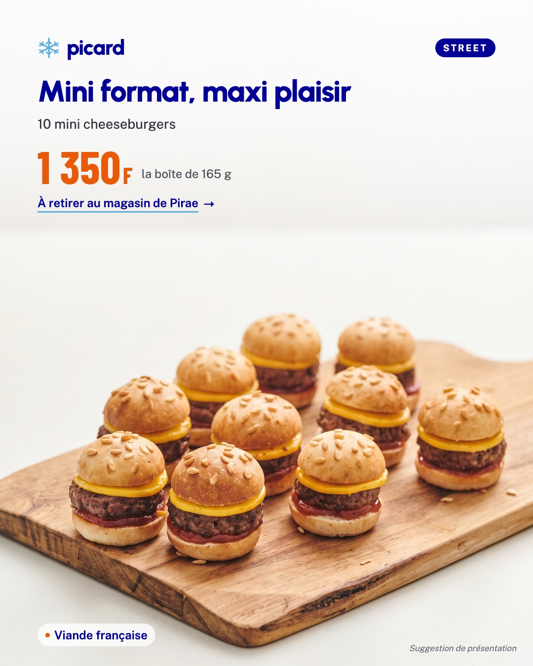 Picard : mini cheeseburgers