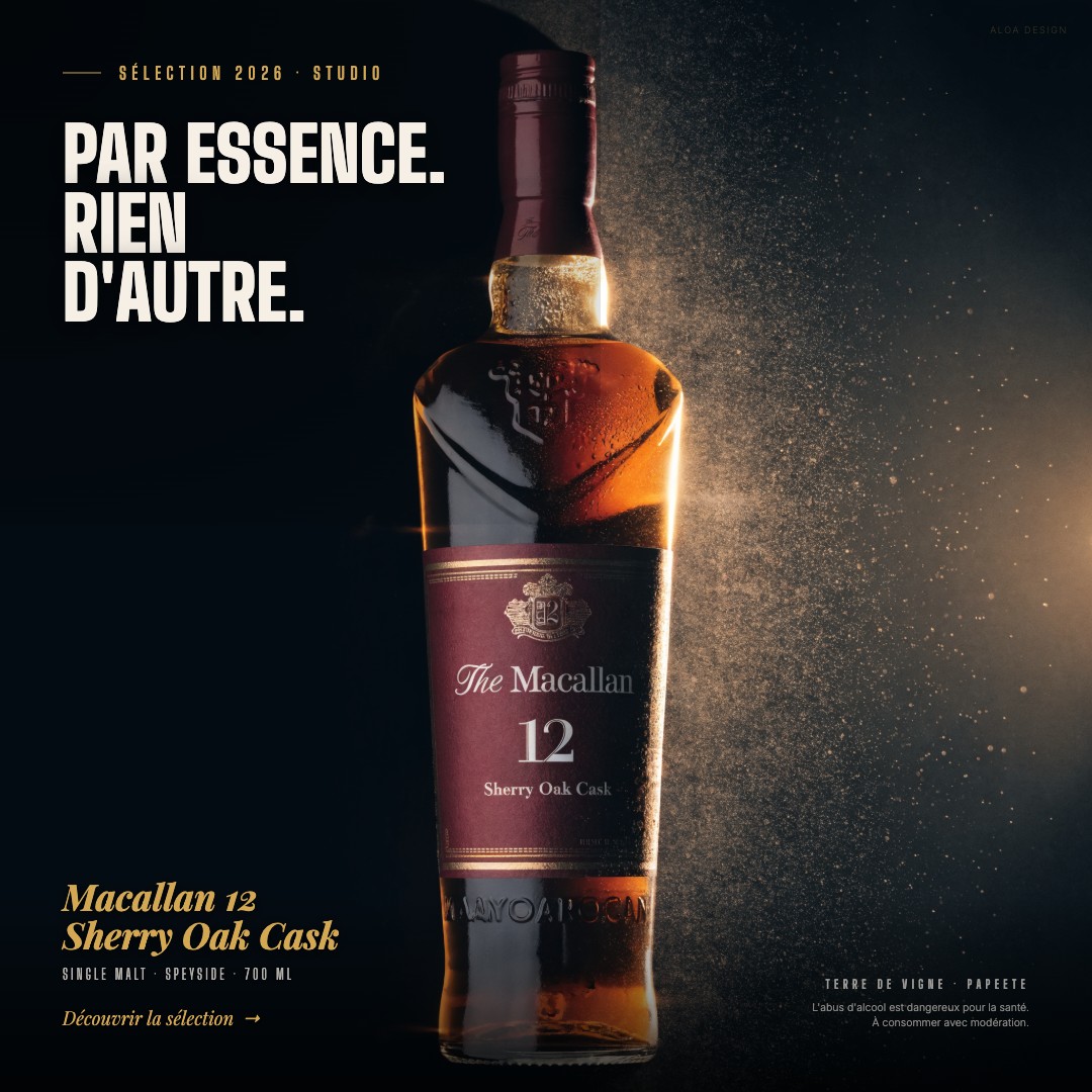 Macallan studio packshot