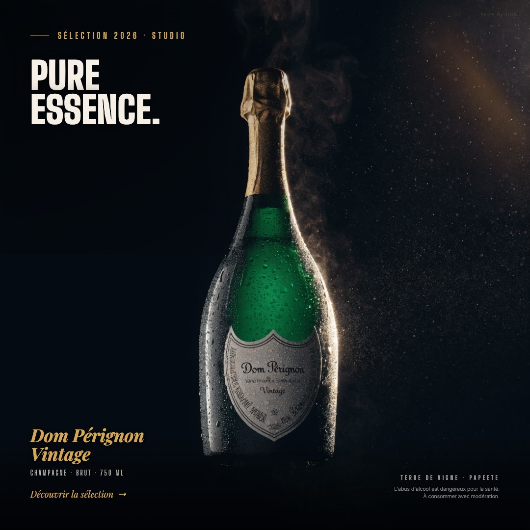 Dom Perignon Vintage studio Pure essence