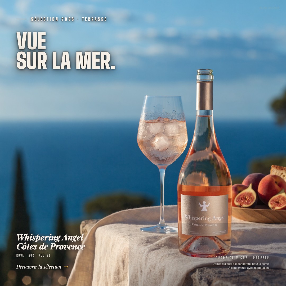 aloa design hero : Whispering Angel terrasse