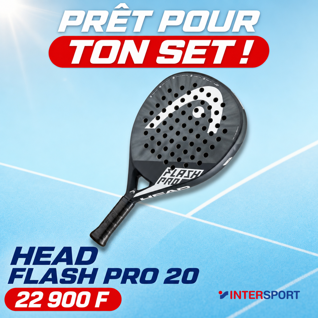 Intersport : Head Flash Pro 20 22 900 F packshot studio